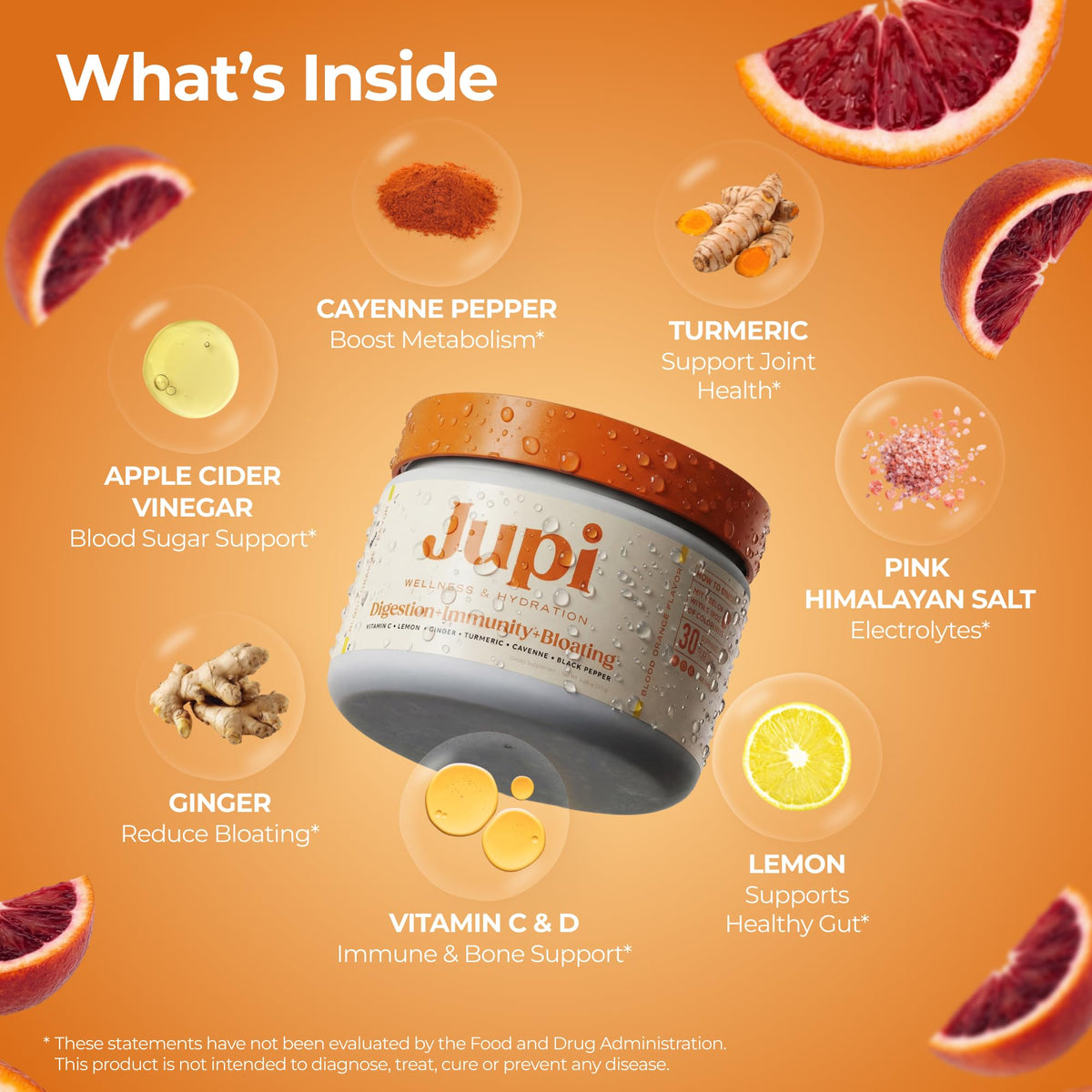 Emballage de la poudre Jupi avec 30 doses