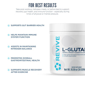 Emballage de la poudre L-Glutamine Revive
