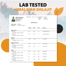 Emballage de la résine de shilajit PakShilajit avec étiquette