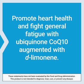 Emballage de Life Extension CoQ10 avec d-Limonène