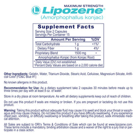 Emballage de Lipozene Complément Alimentaire avec MetaboUP Plus