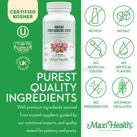 Emballage de Maxi Health Huile de Onagre 1500mg