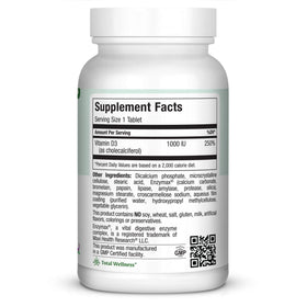 Emballage de Maxi Health Vitamine D3 1000 IU