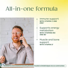 Emballage de MegaFood Multivitamine Quotidienne Homme 40+