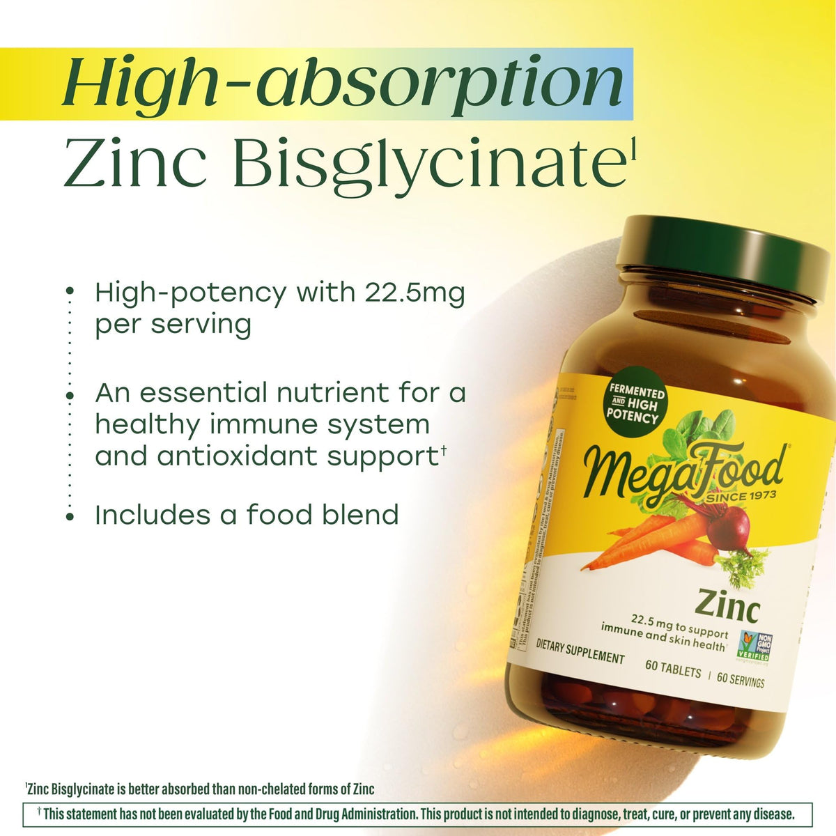 Emballage de MegaFood Zinc Bisglycinate
