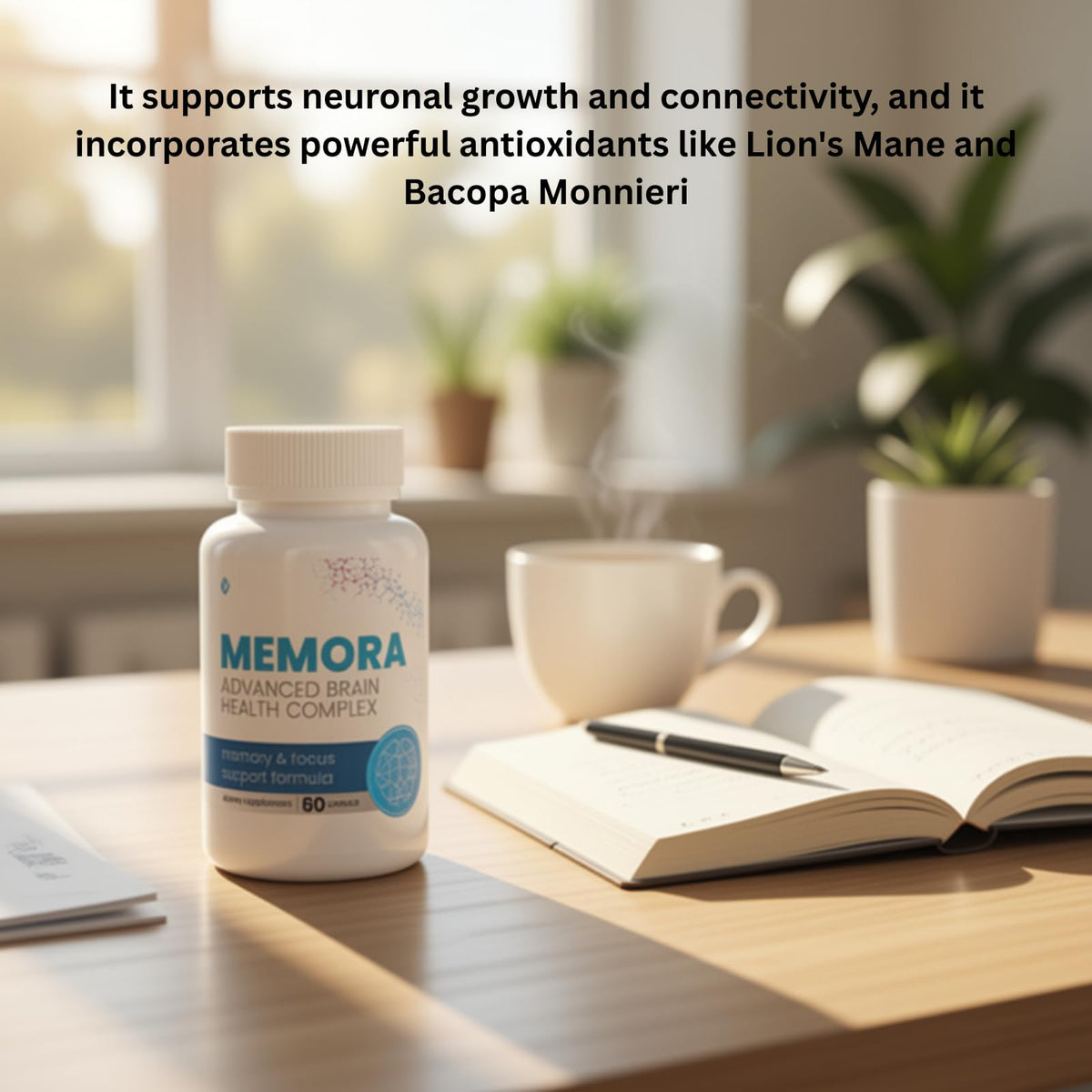 Emballage de Memora Complément Alimentaire 60 Capsules
