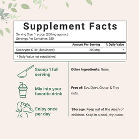 Emballage de Micro Ingredients CoQ10 avec les spécifications