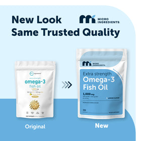 Emballage de Micro Ingredients Omega-3 avec 300 gélules