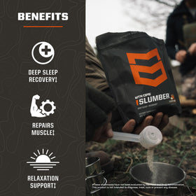 Emballage de MTN OPS Slumber avec informations nutritionnelles