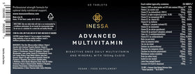 Emballage de multivitamines Inessa avec les dimensions