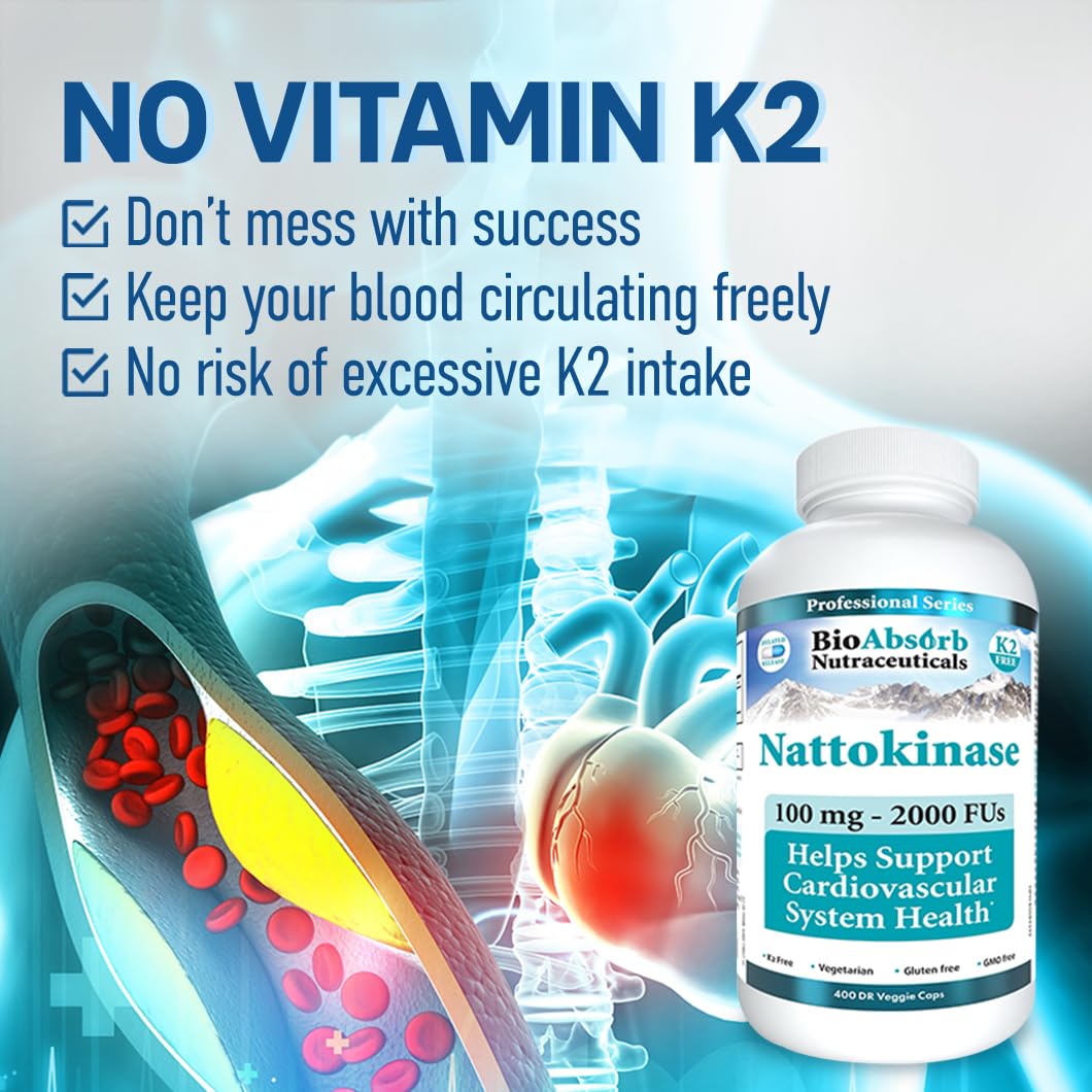 Emballage de Nattokinase Bio Absorb sur une table