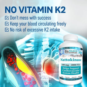 Emballage de Nattokinase Bio Absorb sur une table