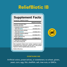 Emballage de Natural Factors ReliefBiotic IB