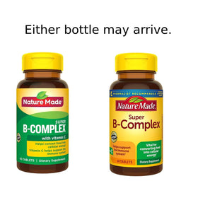 Emballage de Nature Made Super B-Complex avec comprimés