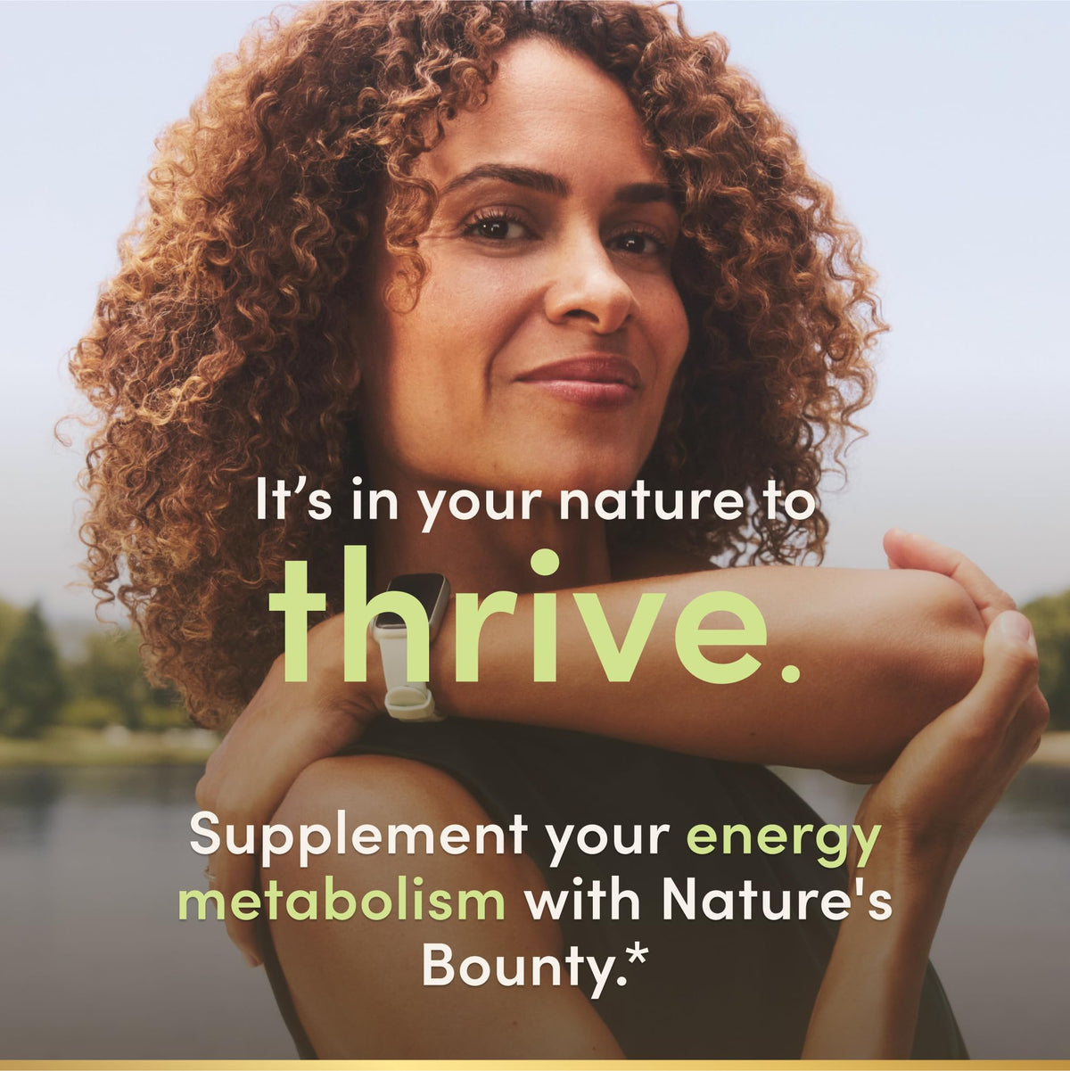 Emballage de Nature's Bounty B12 sur fond neutre