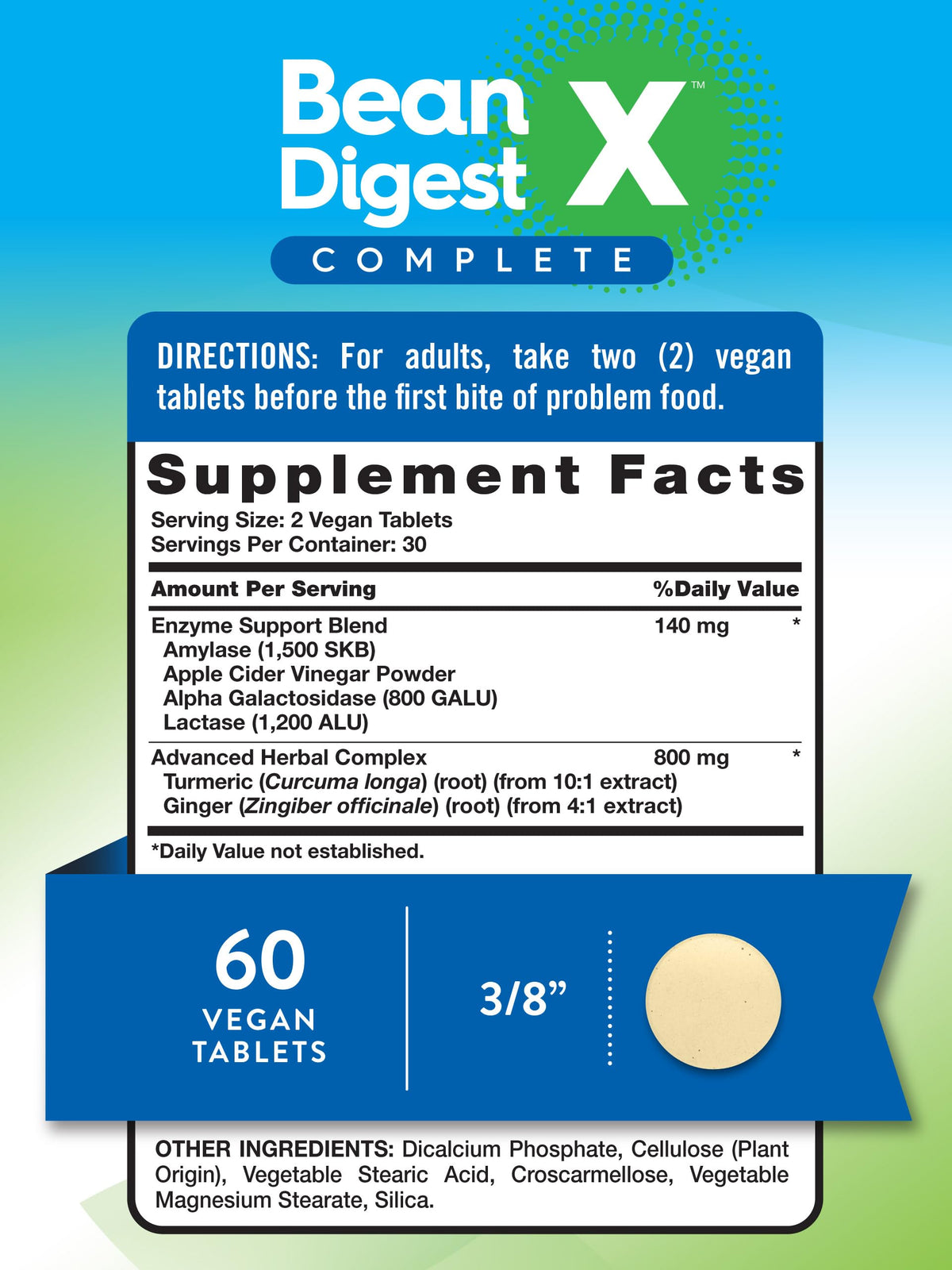 Emballage de Nature's Truth Multi-Enzymes 60 comprimés
