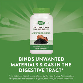 Emballage de Nature's Way Charbon Actif 360 capsules