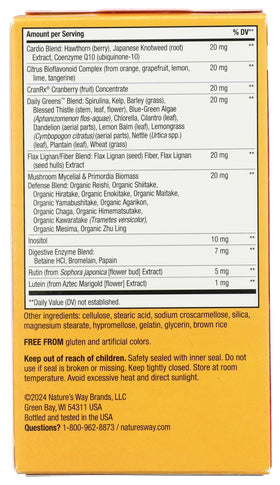 Emballage de Nature's Way Multivitamine Alive 50 Plus