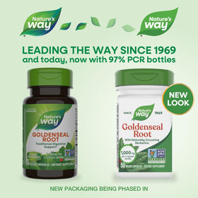 Emballage de Nature's Way Racine de Goldenseal 50 Capsules