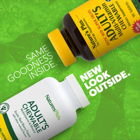 Emballage de NaturesPlus Multivitamines à Mâcher 60 Comprimés Saveur Baies Rouges