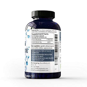 Emballage de Nicotinamide Pure Affinity 200 comprimés 500 mg