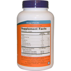 Emballage de NOW Foods Omega-3 Ultra 3 Pack 180 gélules