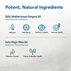 Emballage de Oreganol P73 60 Gelcaps avec étiquette