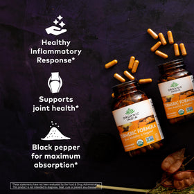 Emballage de ORGANIC INDIA Curcuma Curcuma avec Poivre Noir