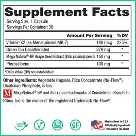 Emballage de Peak BP Platinum 30 Capsules