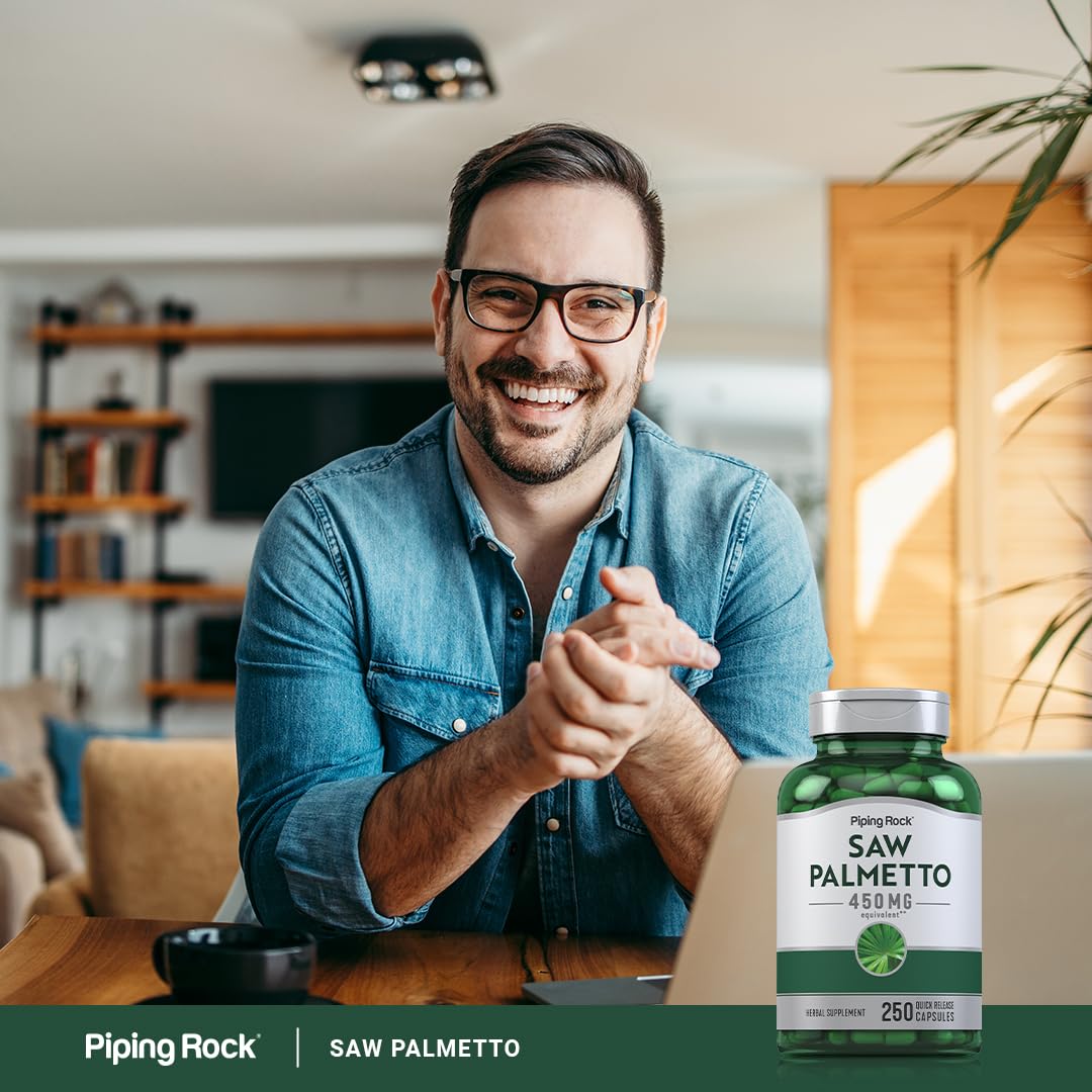Emballage de Piping Rock Saw Palmetto 450mg