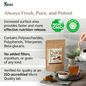 Emballage de Poudre de Chaga Sayan 113g