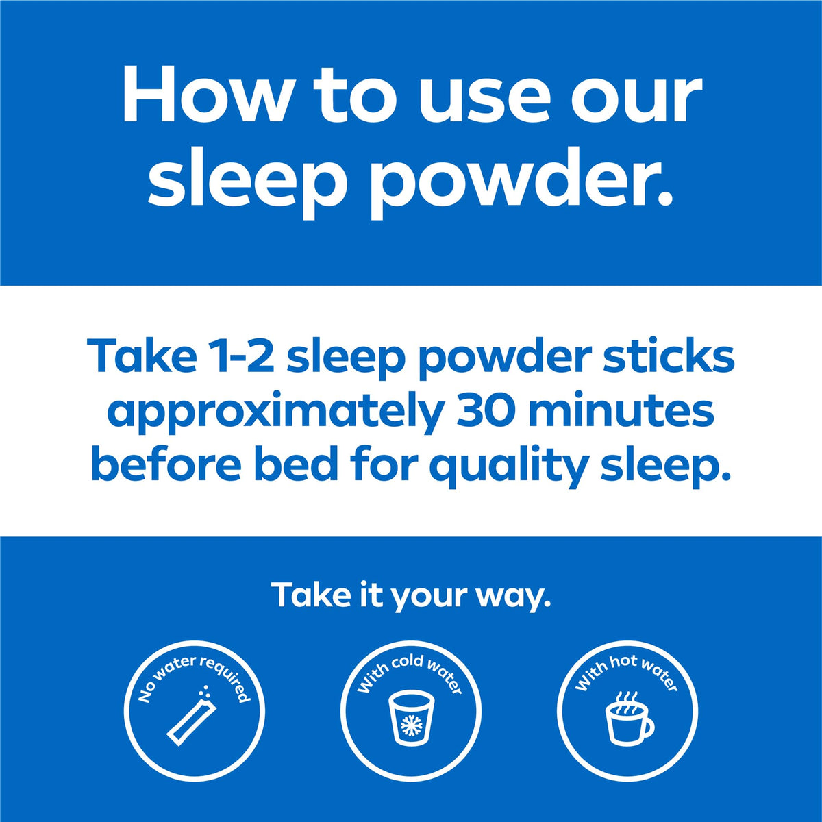 Emballage de Poudre de Sommeil Dream Water Snoozeberry