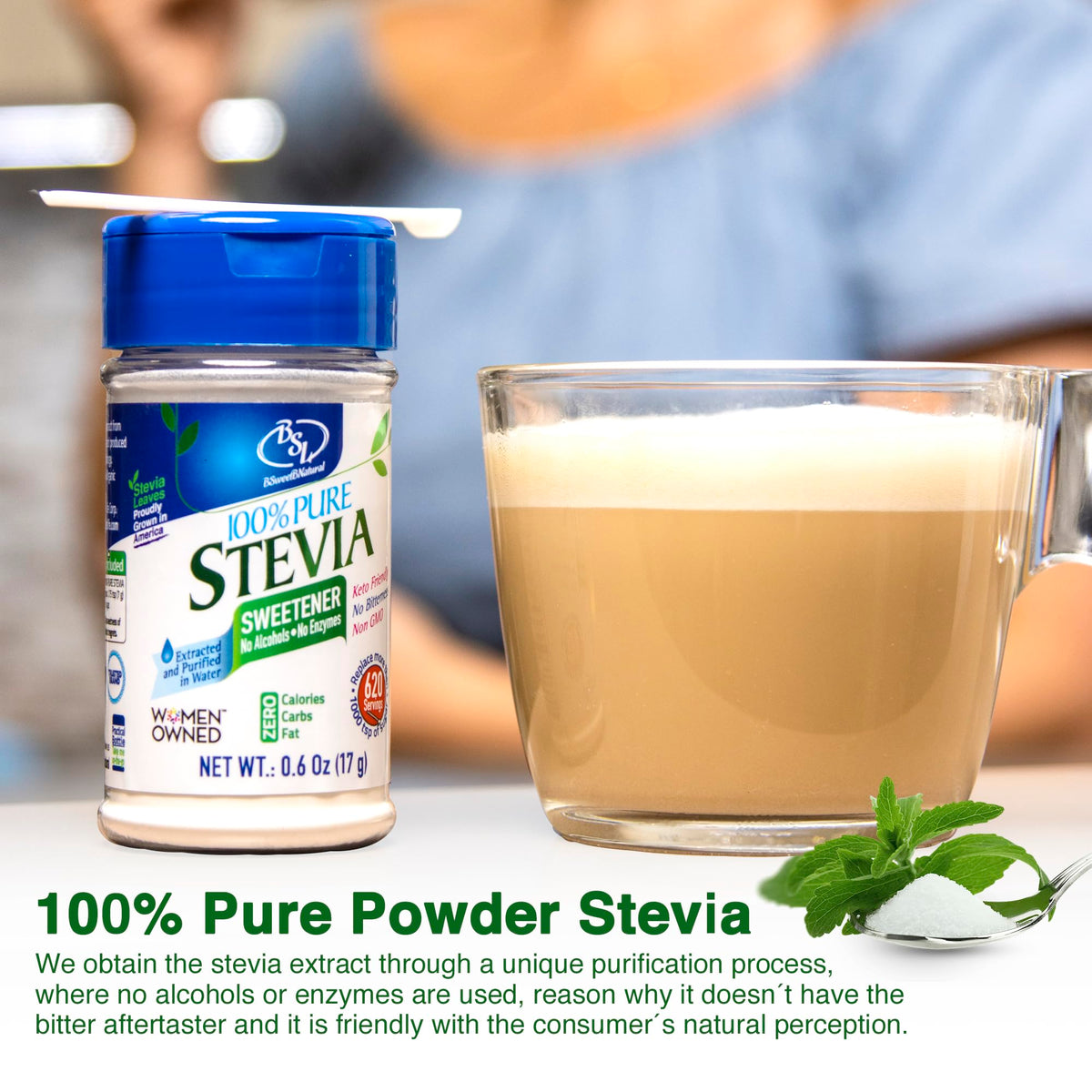 Emballage de poudre de Stevia BSL BSWEETBNATURAL
