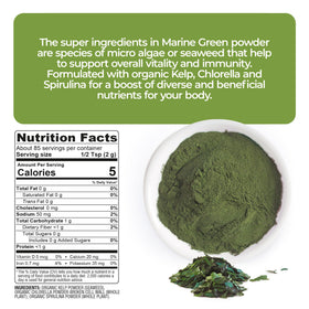 Emballage de Poudre de Super Aliments Marins Super Organics