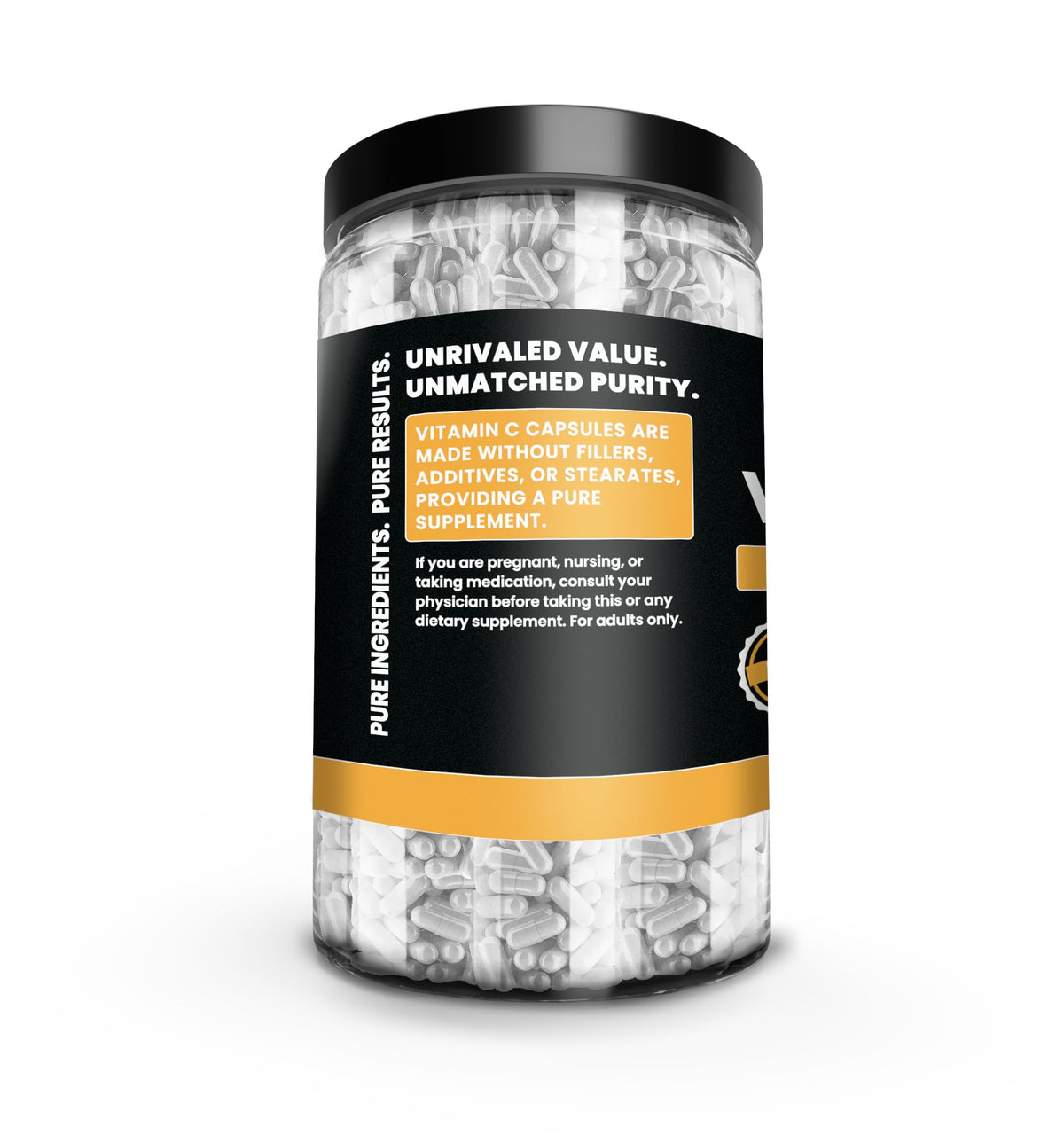 Emballage de poudre de vitamine C PURE ORIGINAL INGREDIENTS