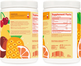 Emballage de poudre L-Glutamine Wellah Tropical Punch