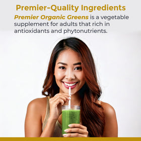 Emballage de Premier Research Labs Premier Organic Greens 349g