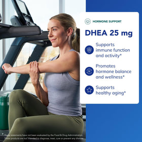 Emballage de Pure Encapsulations DHEA 25 mg