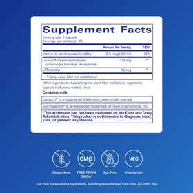 Emballage de Pure Encapsulations Sereniten Plus 45 capsules