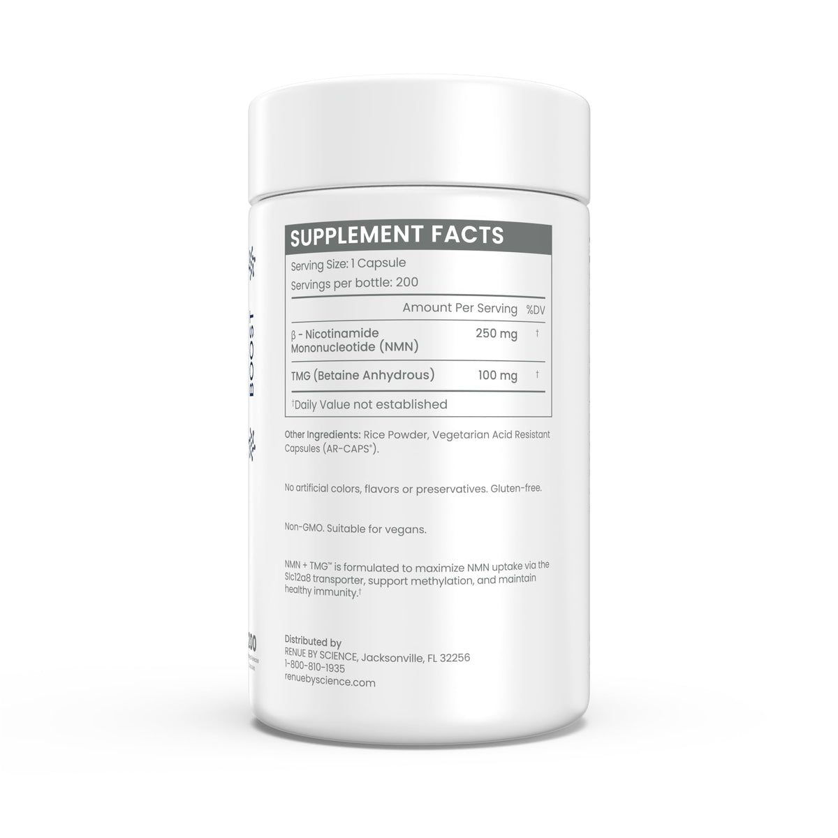 Emballage de Renue By Science NMN 250mg