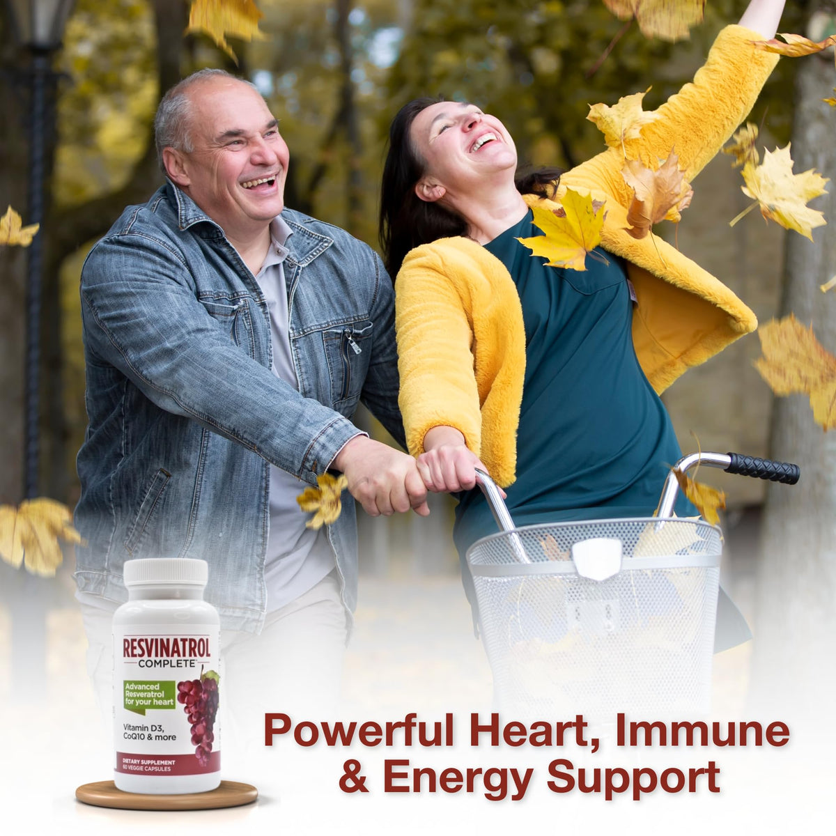 Emballage de Resvinatrol Complete 60 Capsules