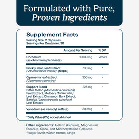 Emballage de Santo Remedio Super Nopal avec informations nutritionnelles