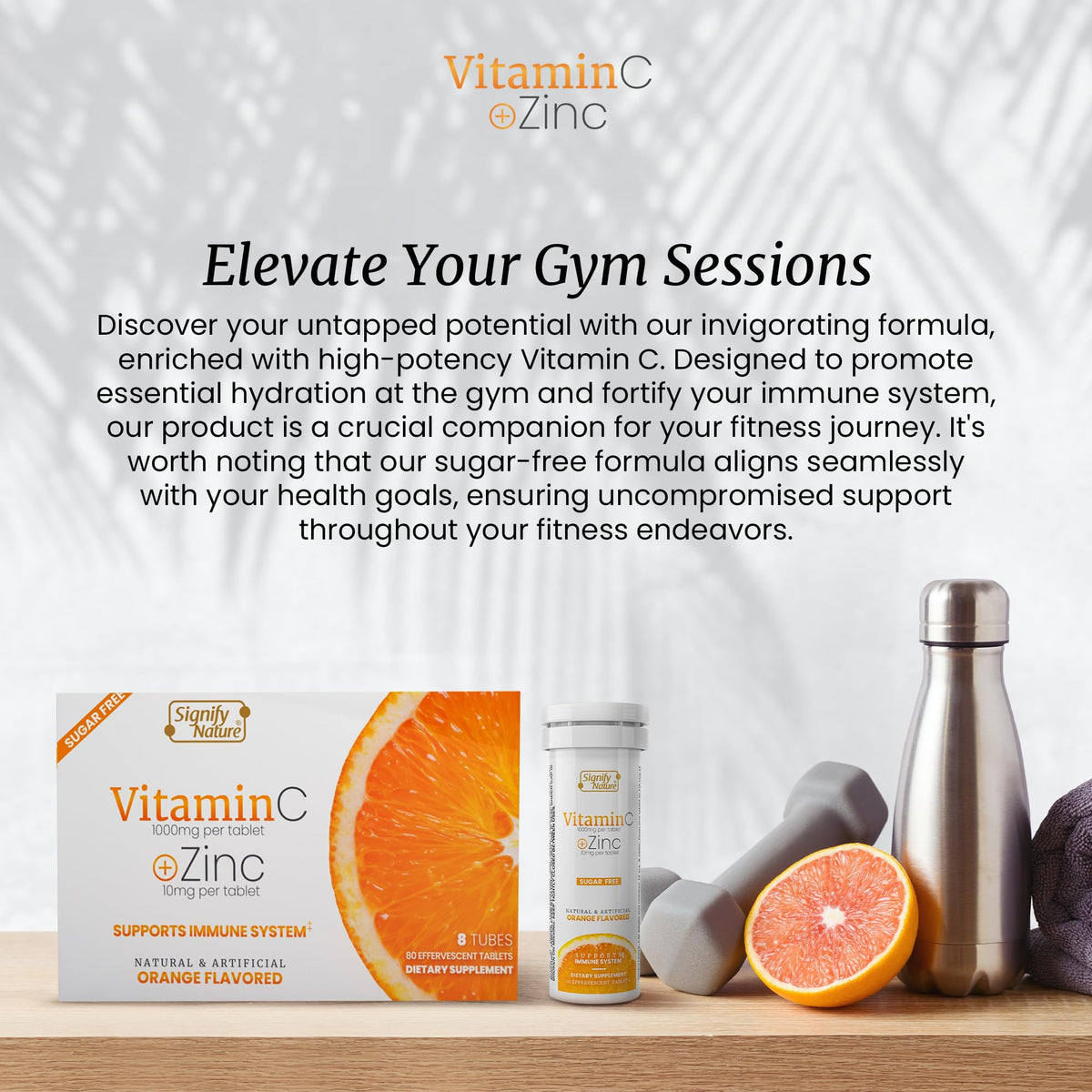 Emballage de SIGNIFY NATURE Vitamine C 1000mg avec Zinc