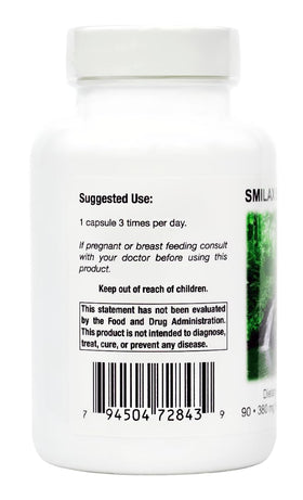 Emballage de Smilax avec étiquette