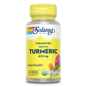 Emballage de SOLARAY Racine de Curcuma Fermentée 500mg 100 VegCaps