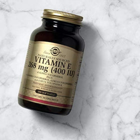 Emballage de Solgar Vitamine E 268 mg 250 gélules