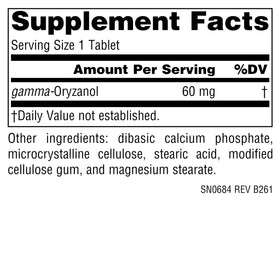 Emballage de Source Naturals Gamma Oryzanol 60 mg 100 comprimés