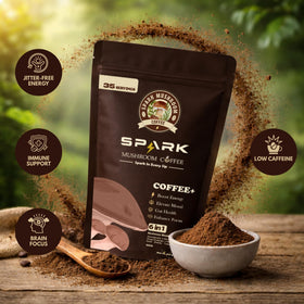 Emballage de Spark Mushroom Coffee 210g