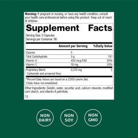 Emballage de Standard Process A-C Carbamide 270 capsules