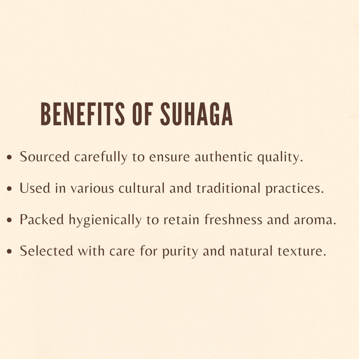 Emballage de Suhaga AYURVEDASHREE 200g avec étiquette claire